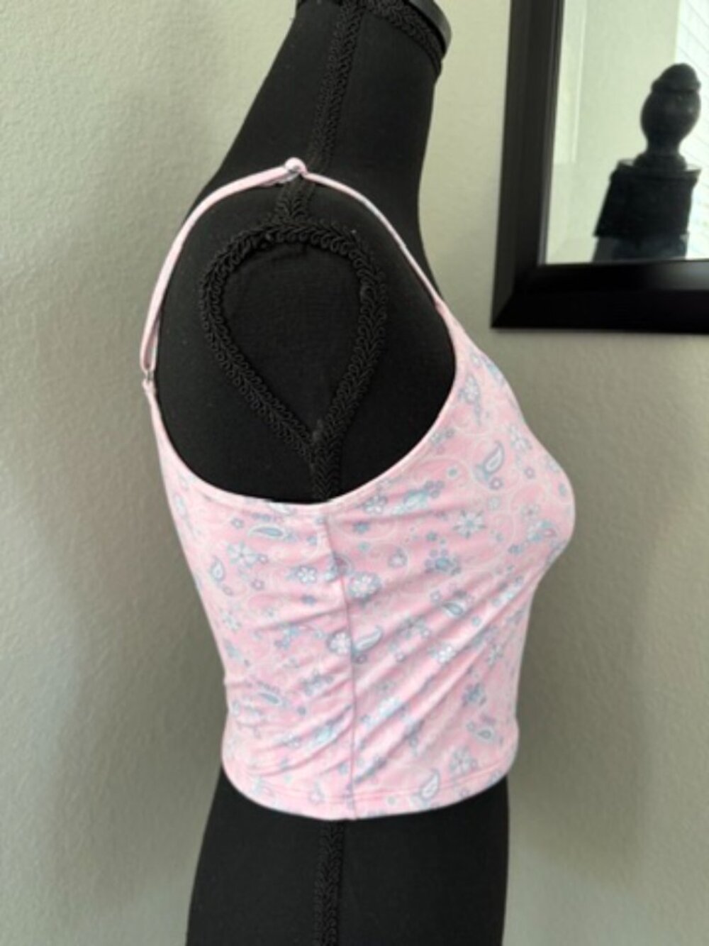 FRANKIES Bikinis x Victorias Secret PINK Paisley Cami Swim Top Large - Picture 3 of 11